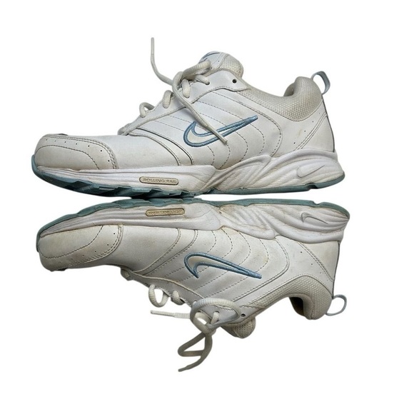 Nike Women's View II Walking Sneakers White/Ice Rolling Rail Blue Size 9 - Picture 4 of 16